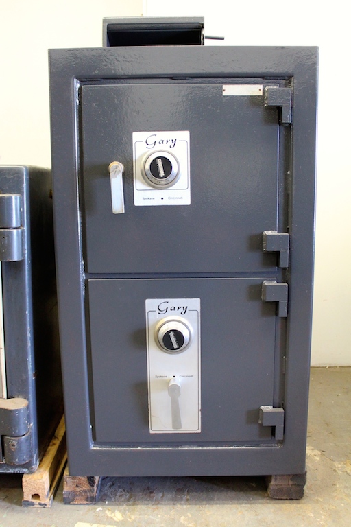 Used Gary Heavy Duty Double Door Drop Safe lackasafe